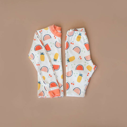 Caribbean Fruit Delight Organic cotton Pajamas