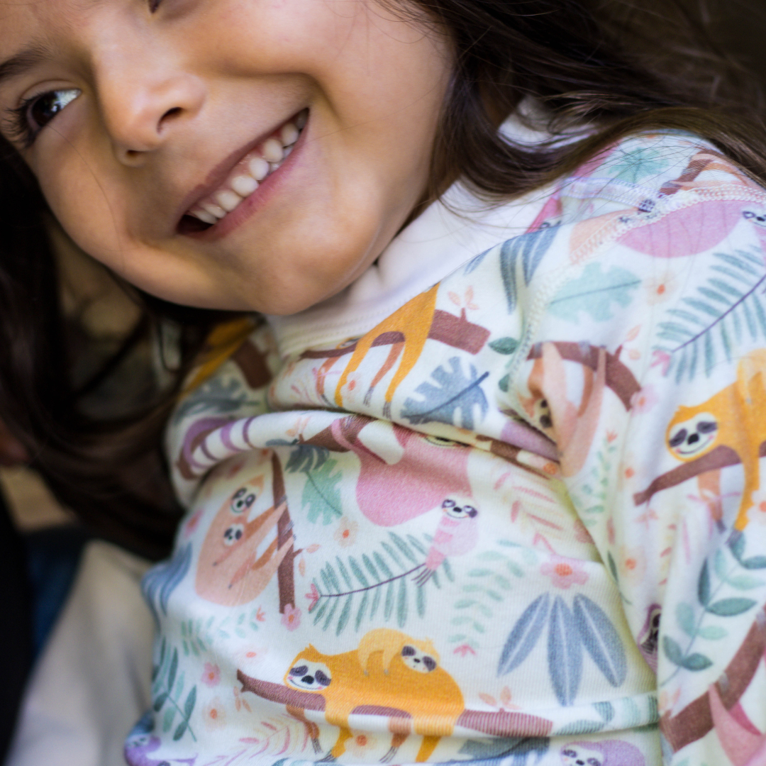 Sloth Serenade Organic Pajamas