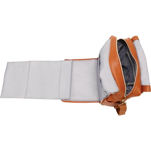iPack Tote Diaper Bag with Changing Pad, Brown