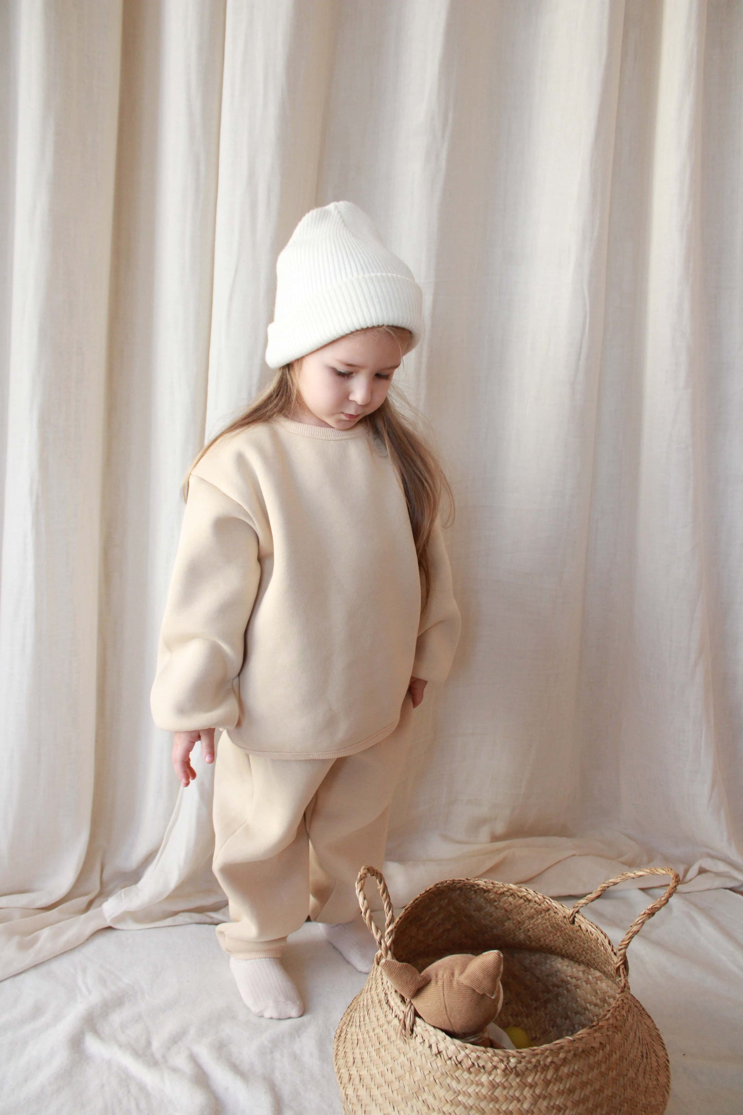 Noa 2 Piece Beige Set