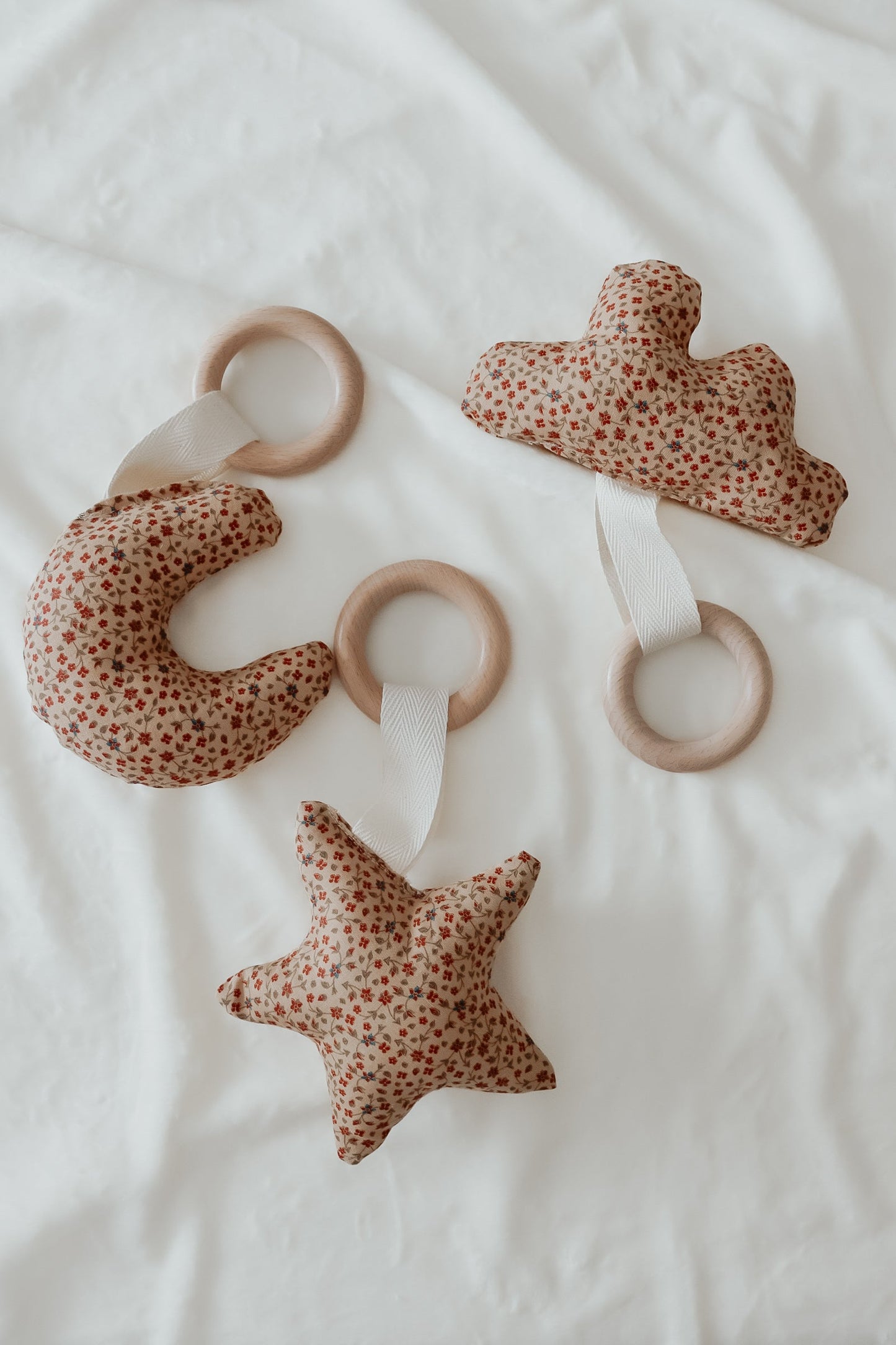 Poinsettia Wooden Shape Teethers