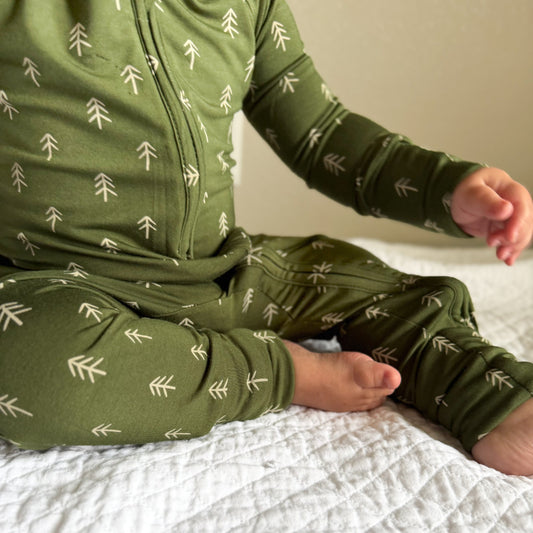 Christmas Tree Bamboo Pajamas - Zippy