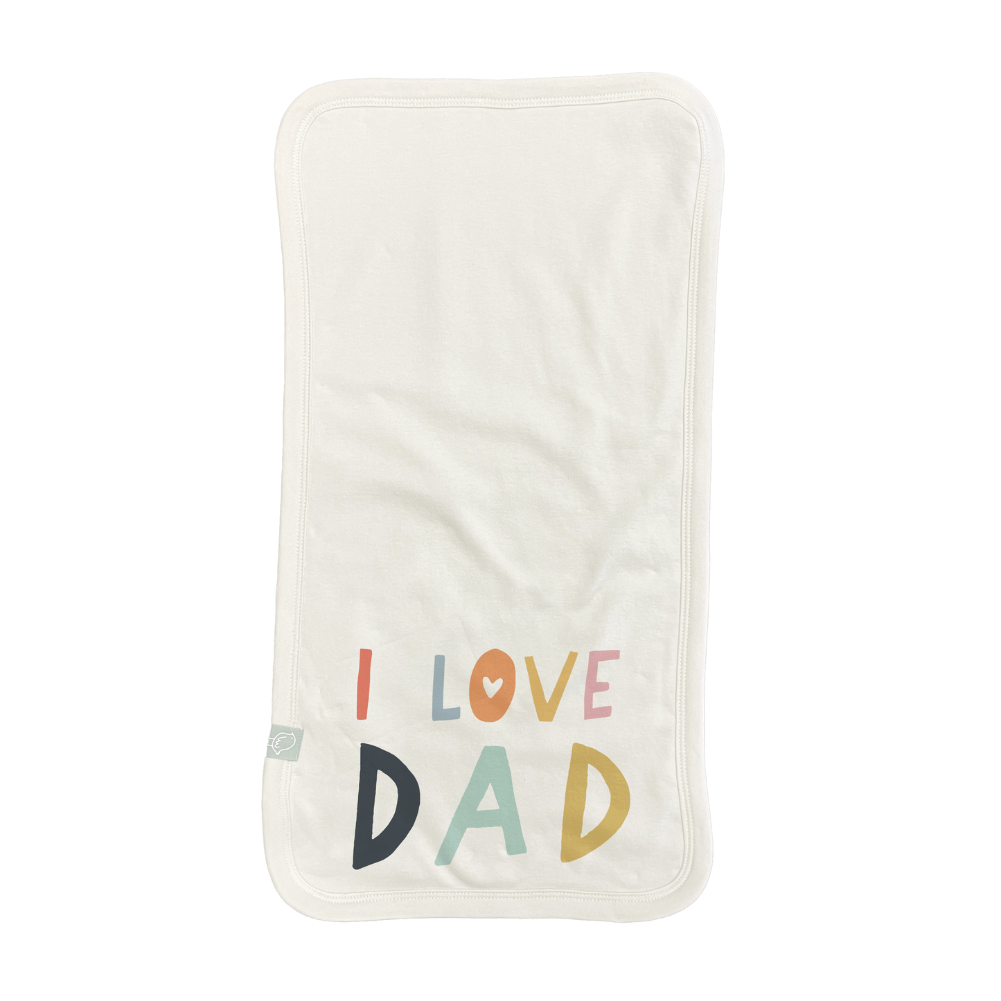 burp cloth | love dad