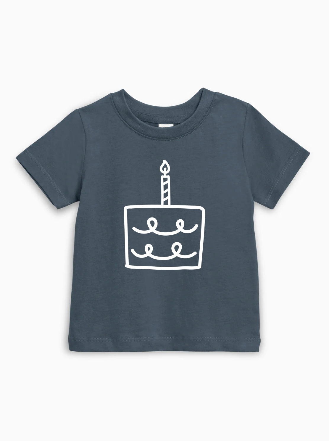 One Birthday Cake 1st Birthday Organic Cotton Kids Tee