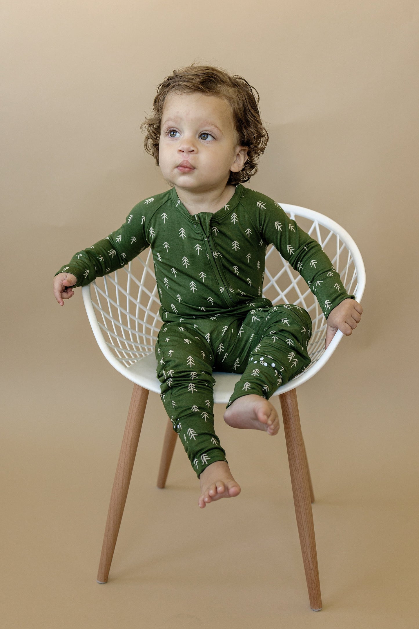 Christmas Tree Bamboo Pajamas - Zippy