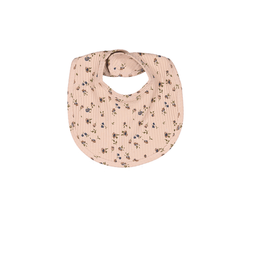 The Printed Bib - Floral Blush